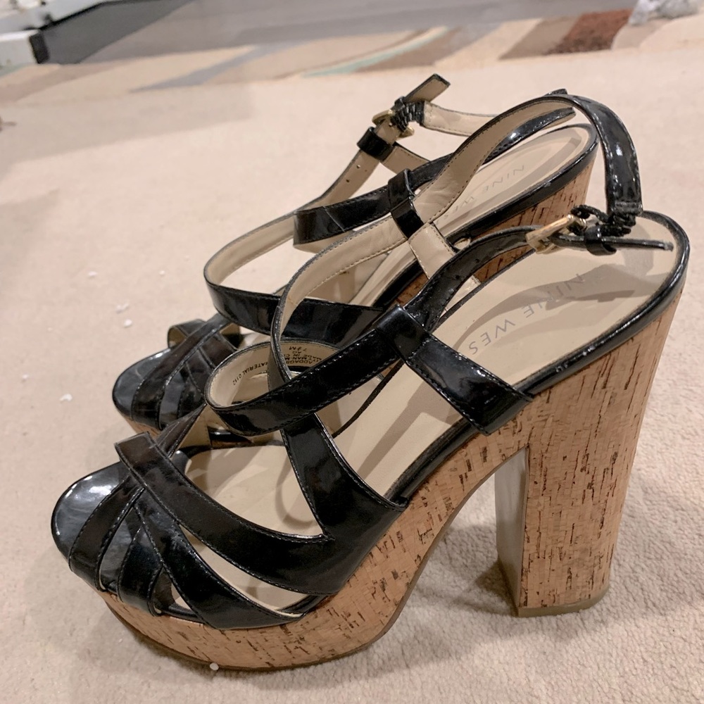 Nine West platform shoes, 7 1/2